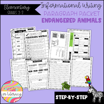 Preview of Endangered Animals | Ecology | Informational Paragraph Writing | CKLA Unit 11