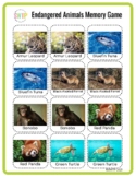 Endangered Animals Memory Game & Lesson