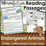 Endangered Animals Reading Comprehension Passages