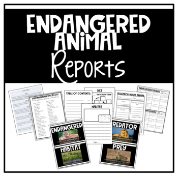 Preview of Endangered Animal Research Report