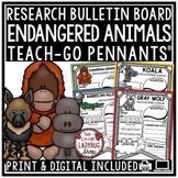 Endangered Animals Species Research Report Project Activit