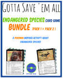 Endangered Species Card Game BUNDLE - Gotta Save 'Em All