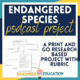 Endangered Species Conservation Podcast Project + Rubric