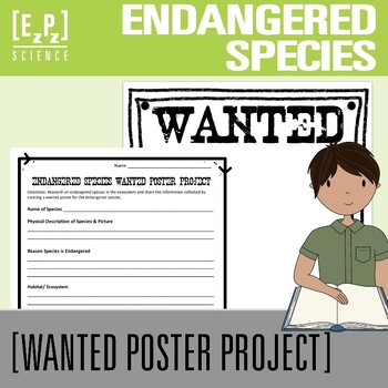 Endangered Species Poster Teaching Resources | TPT