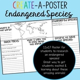Endangered Species: Students Create-a-Poster