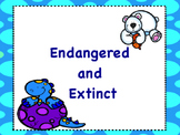 Endangered and Extinct Animals: Flipchart and Worksheets