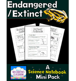 Endangered and Extinct Animals Interactive Notebook