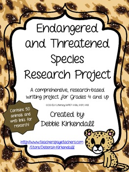 Preview of Endangered and Threatened Species Comprehensive Research Project