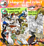 Endangered and extinct birds- 78 items!