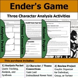 Ender's Game - Character Analysis Packet, Theme Connections, & Project