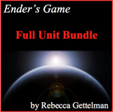 Full Unit Novel Study Bundle for Orson Scott Card's Ender's Game