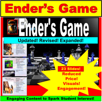 Preview of Ender's Game Introduction Presentation (Google Slides, PowerPoint)