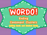 Ending Consonant Cluster WORDO (Bingo Game)