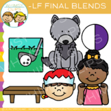 Ending Blends Clip Art - LF Words