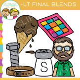 Ending Consonant Blends Clip Art - LT Words