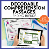 Ending Blends Comprehension Passages | DIGITAL & PRINTABLE