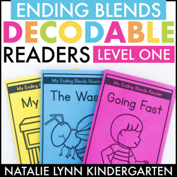 Preview of Ending Blends Decodable Readers LEVEL ONE
