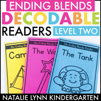Preview of Ending Blends Decodable Readers LEVEL TWO