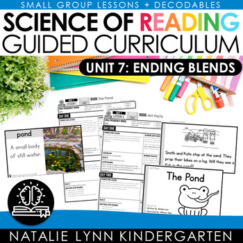 Preview of Science of Reading Guided Curriculum Unit 7: Ending Blends Decodable Readers