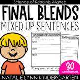 Ending Blends Decodable Sentences Cut and Glue Mixed Up Se