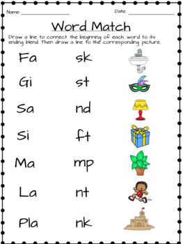 Ending Blends - Fun with Phonics! by Eli Burger | TPT