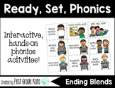 Ending Blends Interactive Activities (First Grade Phonics)