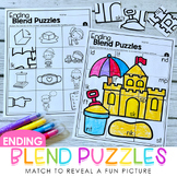 Ending Blends Mystery Hidden Picture Puzzles - Matching Bl