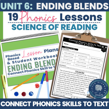 Preview of Ending Blends - Phonics Lessons Plans and Intervention for Older Students - 95%