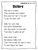 Ending Blends Poem for Shared Reading -nd, -nk, -nt, -st