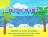 Ending Blends Practice and Word Work Summer Themed
