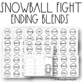 Ending Blends Snowball Phonics Fluency Game