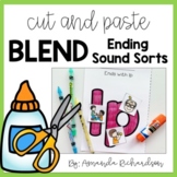 Ending Blends Sorts Cut and Paste Activities