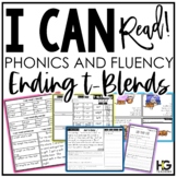 Ending Blends | T-Blends Decoding, Fluency, Reading Compre