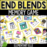 Ending Blends Word Mapping Memory Game | Phonics Center Ta