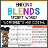 Ending Consonant Blends Worksheets Google Kindergarten Fir