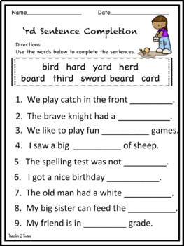 Ending Blends and Digraph Packet by Teacher 2 Tutor | TPT