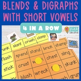 Consonant Blends and Digraphs with Short Vowels Game for P