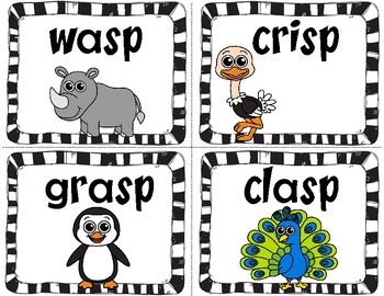 Ending Blends with Zoo Animals by Broken Crayon | TpT