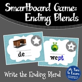 Ending Blends Game: Write the Ending Blend (Smartboard/Pro