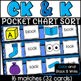 Ending CK and K Pocket Chart Sort