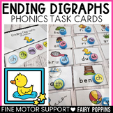 Ending Digraphs - Word Work Phonics Task Cards