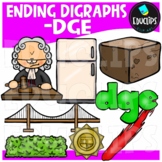 Ending Digraph - DGE Clip Art Set {Educlips Clipart}