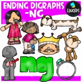 Ending Digraph - NG Clip Art Set {Educlips Clipart}