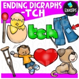 Ending Digraph - TCH Clip Art Set {Educlips Clipart}