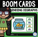 Ending Digraphs: CH SH TH CK Boom Cards™