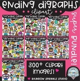Ending Digraphs Clipart SUPER Bundle!