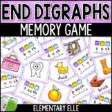 Ending Digraphs Word Mapping Memory Game | Phonics Center 