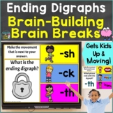 Ending Digraphs with Brain Breaks sh, th, ch, ck Google Sl