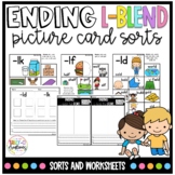 Ending L-Blend Picture Card Sorts and Worksheets
