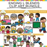 Ending Blends Clip Art: Ending L Blends Clip Art Bundle